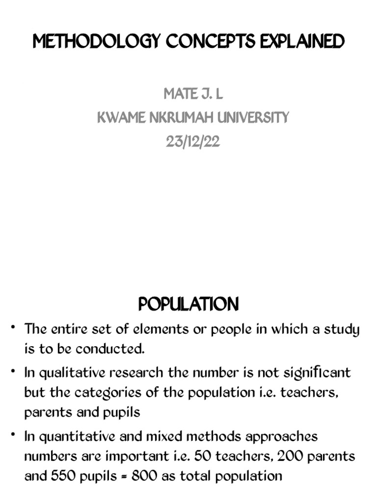 EDU 300 LECTURE 6 Chapter 2 and 4-1 | PDF | Quantitative Research ...