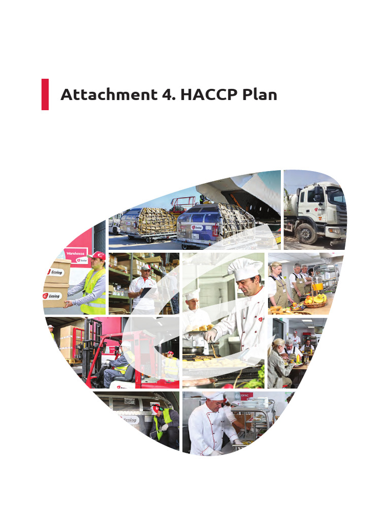 Attachment 4. HACCP Plan | PDF | Food Safety | Hazards