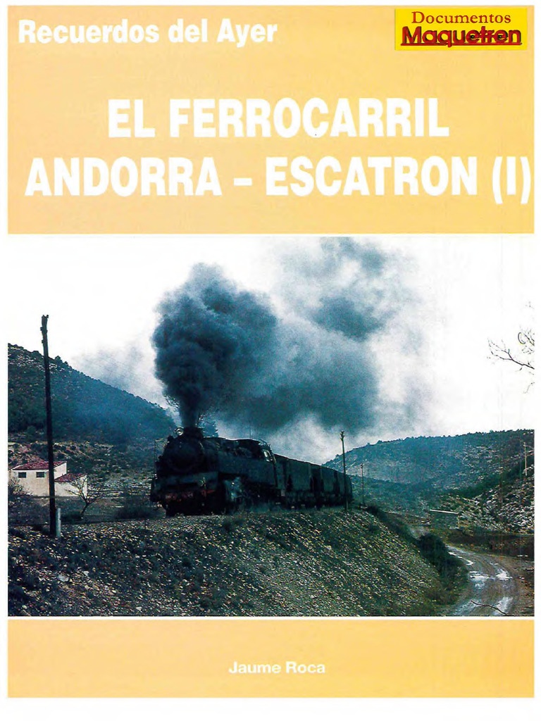 Documentos Maquetren - El FFCC Andorra - Escatron 1 | PDF