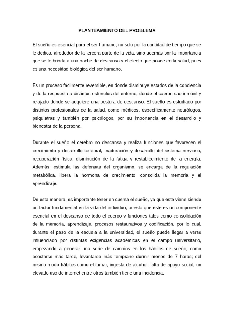 La Relaciones Entre El Sueño y El Rendimiento Academico | PDF | Dormir ...