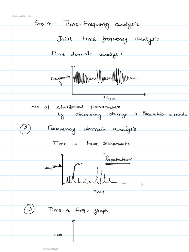 Time. Frequency Analysis | PDF
