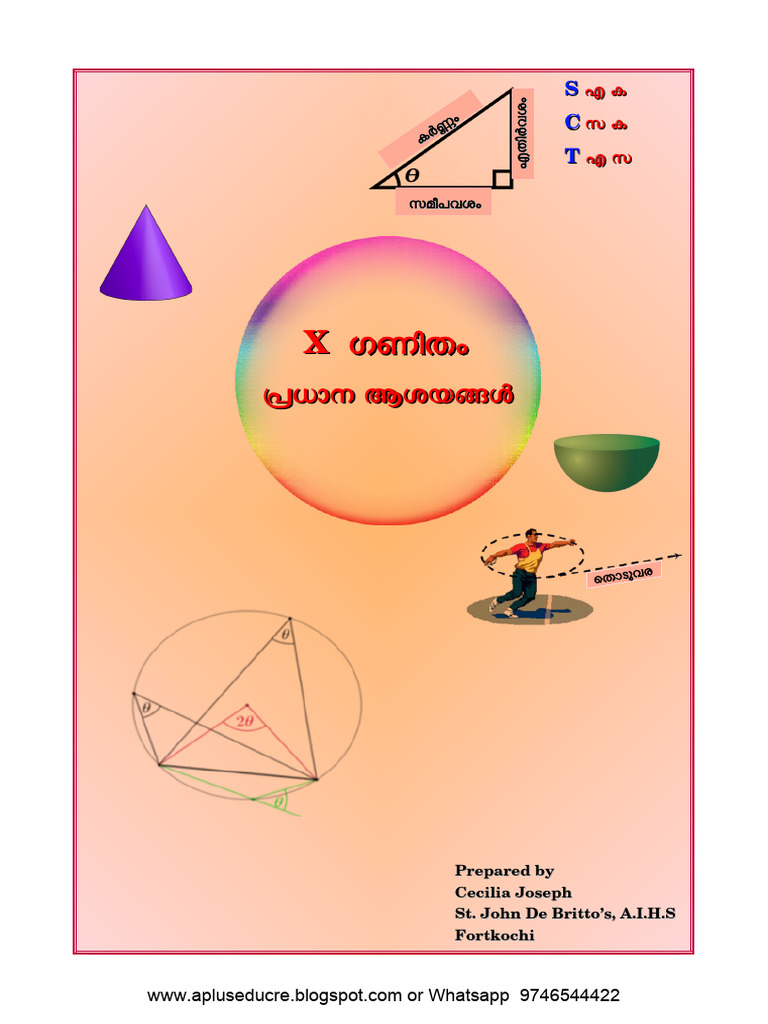 A+ Blog-sslc-mathematics-All Chapters - Main Concepts (MM) | PDF