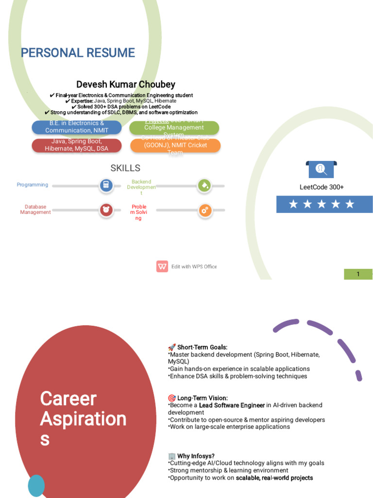Infosys Interview Preparation Guide | PDF