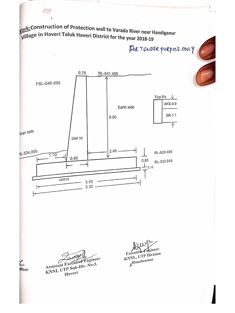3 Ss Protction Wall Typ Dwngs | PDF
