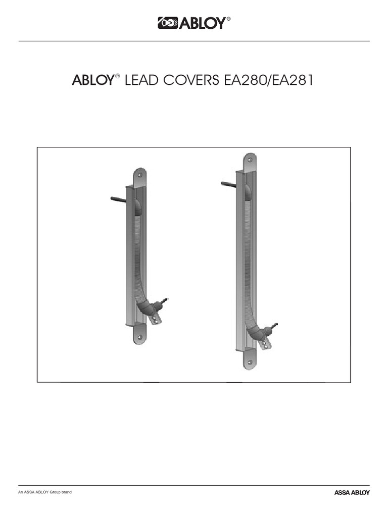 Abloy EA280/EA281 Installation Guide | PDF