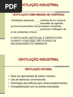 6 Apresentação6 - ventilação industrial