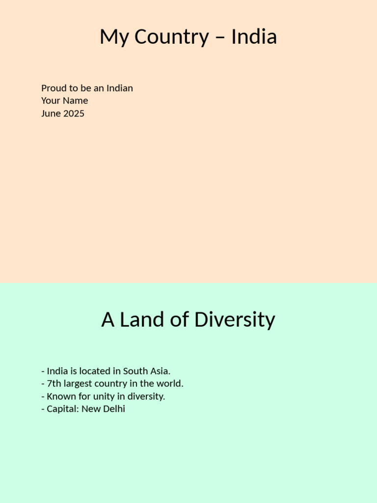 India: A Tapestry of Diversity | PDF