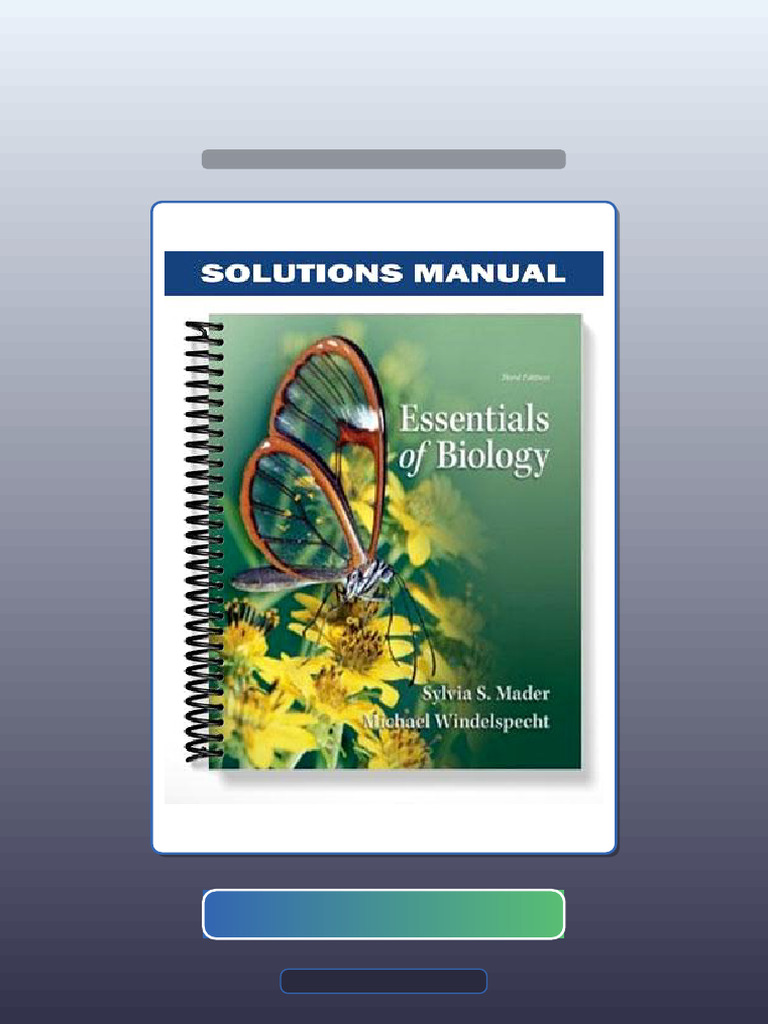 Essentials of Biology 3rd Edition by Mader Full Version | PDF | Cell (Biology) | Reproduction
