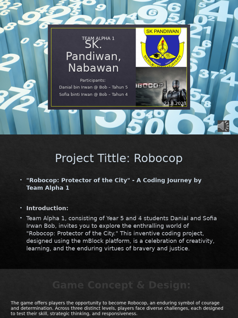 Robocop Coding Project Overview | PDF | Creativity | Courage