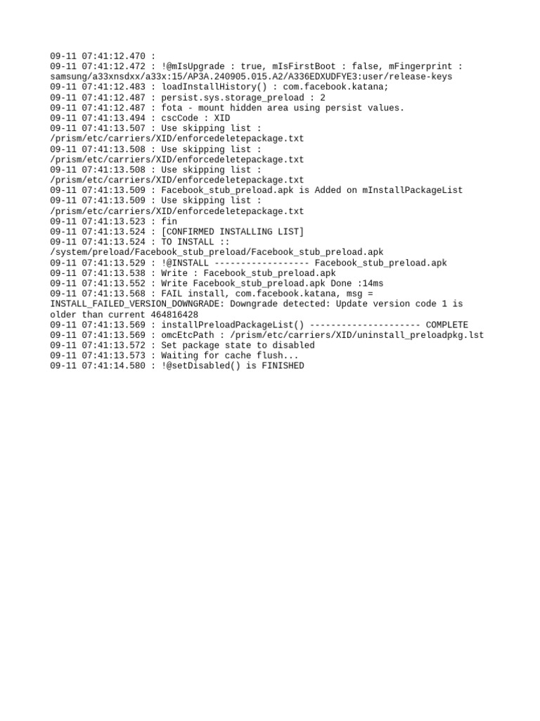 Preload Installer | PDF