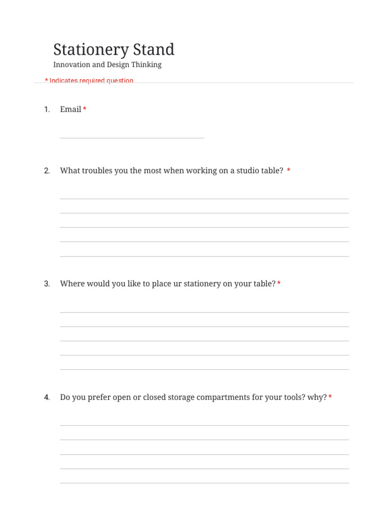 Stationery Stand | PDF
