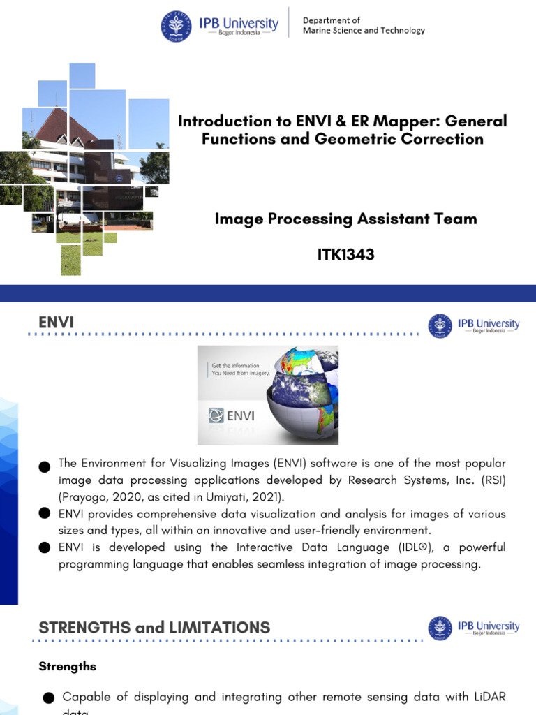 ENVI & ER Mapper: Image Processing Guide | PDF | Computing