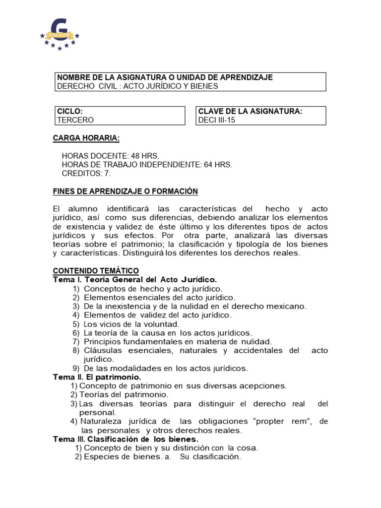 Derecho Civil: Acto Jurídico y Bienes | PDF | Propiedad | Condominio