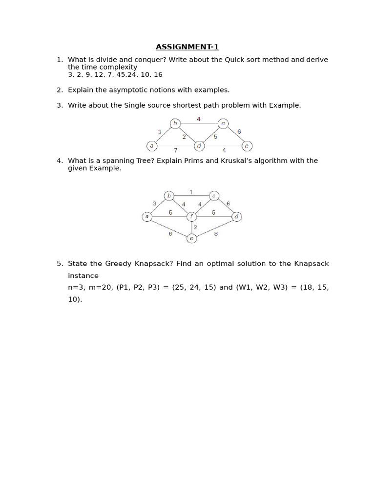 Algorithms and Complexity Concepts | PDF