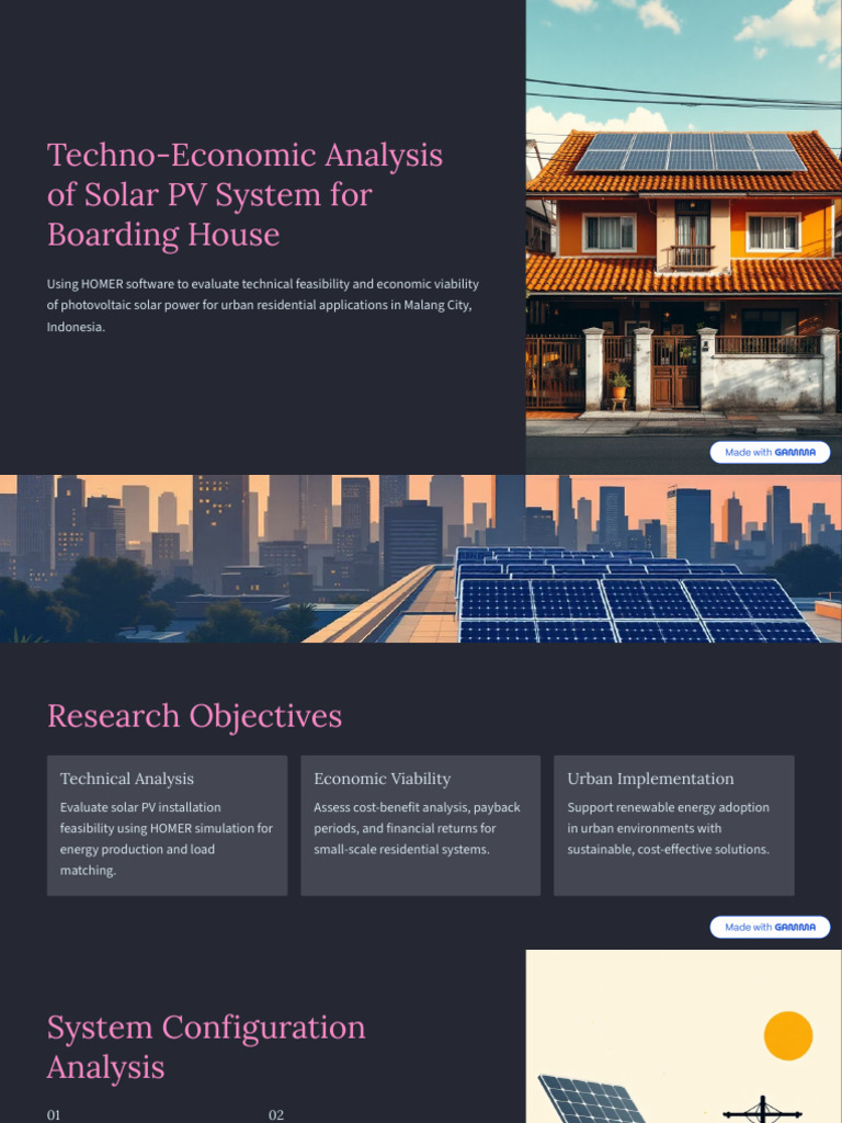 Solar PV System Analysis for Boarding House | PDF | Photovoltaics ...