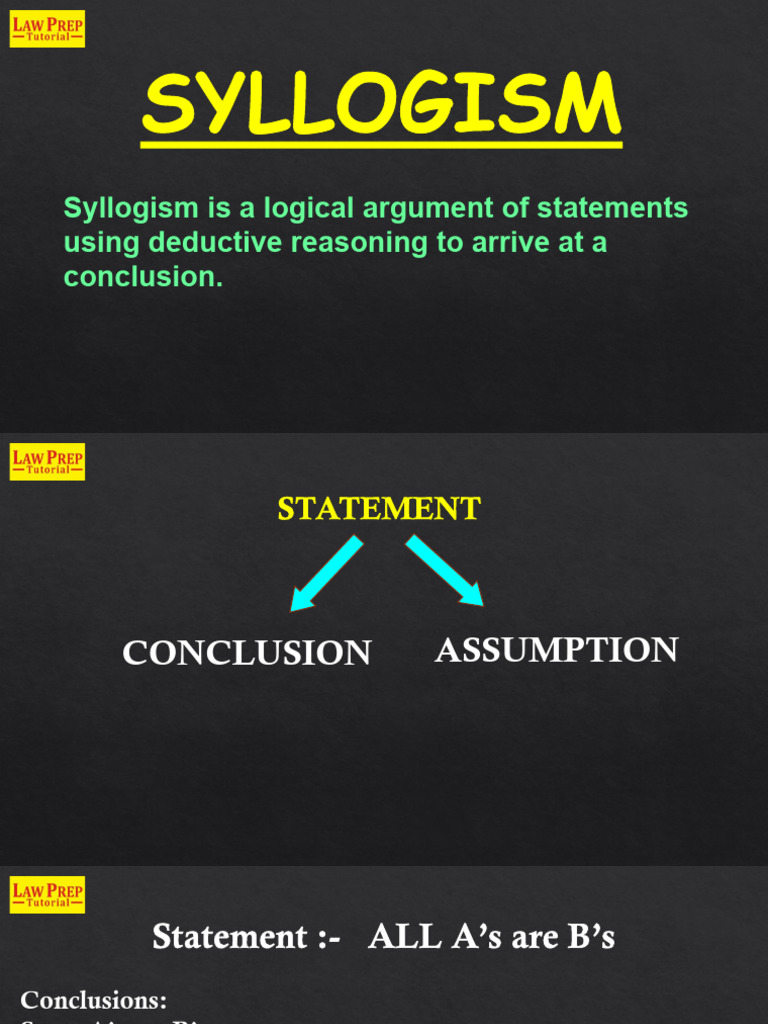 Understanding Syllogism and Logic | PDF | International Relations ...