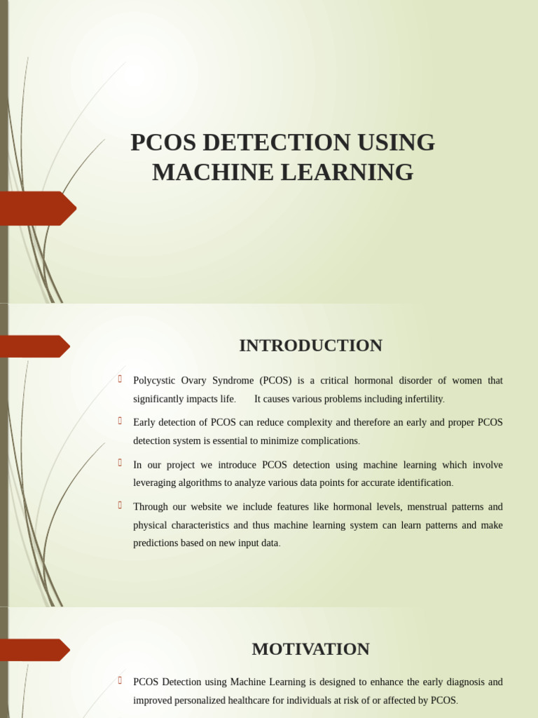PCOS Detection with Machine Learning | PDF | Polycystic Ovary Syndrome ...