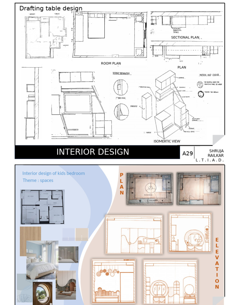 Kids Bedroom Interior Design Plans | PDF