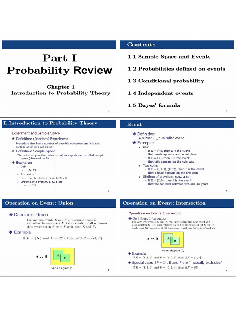Chapter-1-Introduction To Probability Theory | PDF