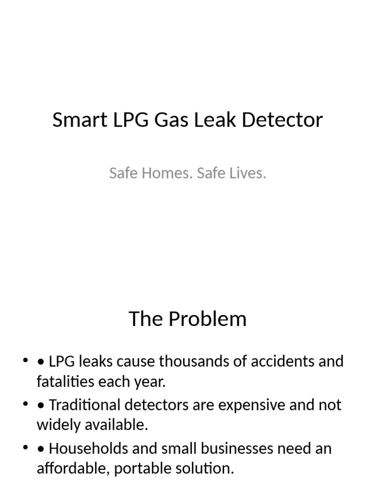 Gas Detector Product Launch | PDF
