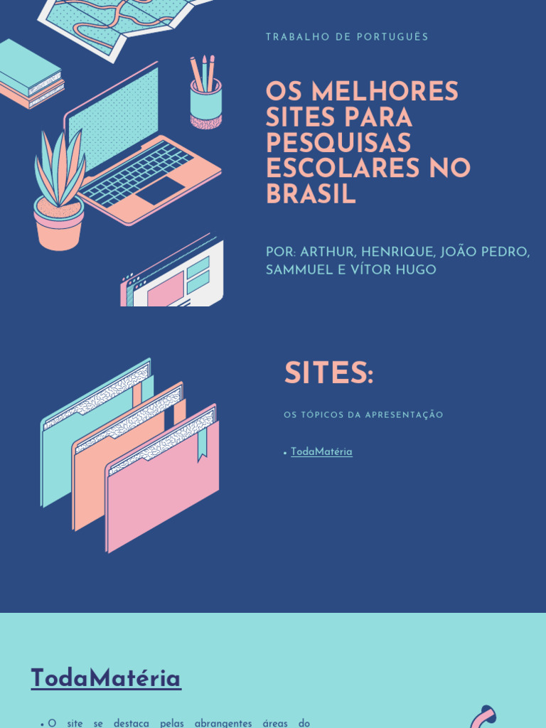 Melhores Sites para Pesquisa Escolar Brasil | PDF