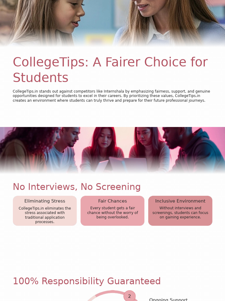 Fair Internship Opportunities at CollegeTips | PDF | Startup Company ...