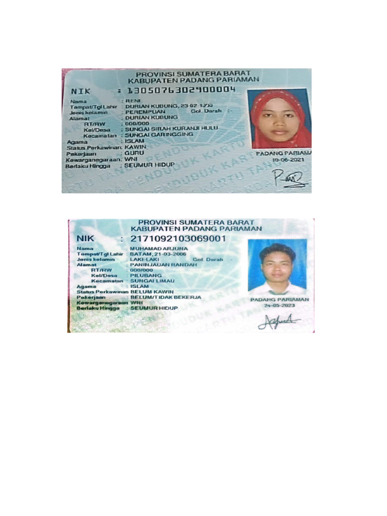 Arsip KTP Al Hakim | PDF