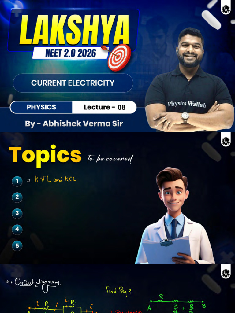 Current Electricity 08 - Class Notes | PDF