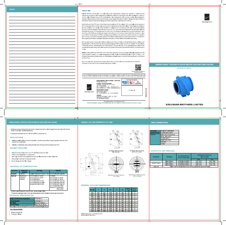 Reflux Valve Multi Door 1 | PDF