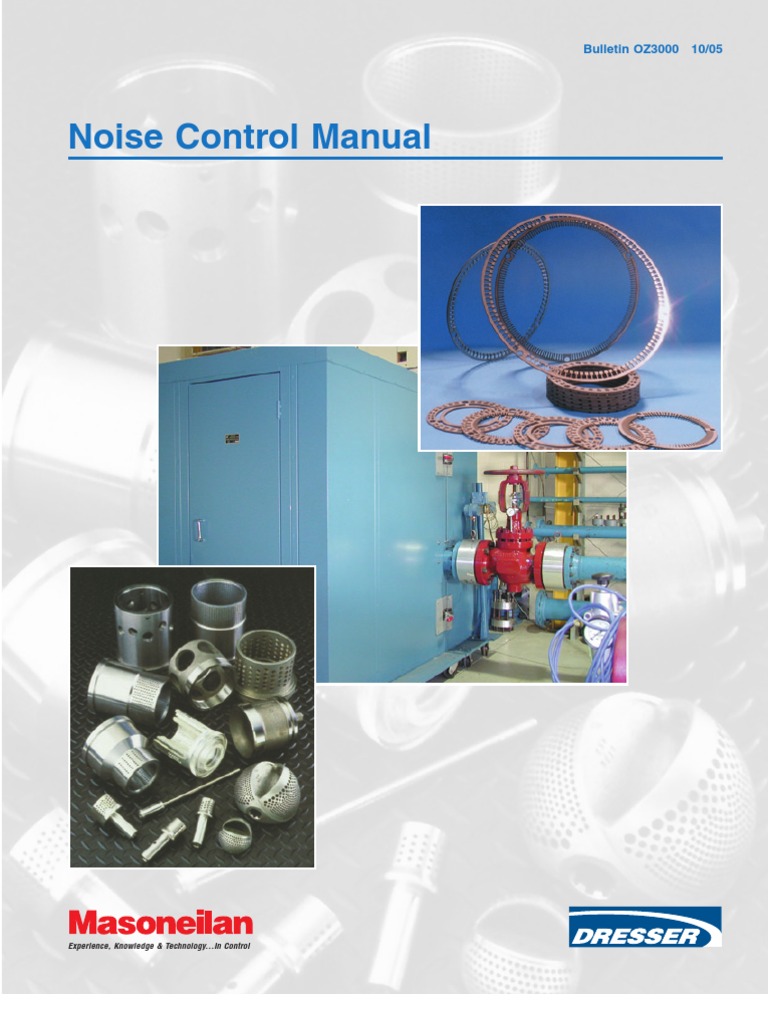 Masoneilan Control Valve Handbook OZ3000 | PDF | Sound | Decibel