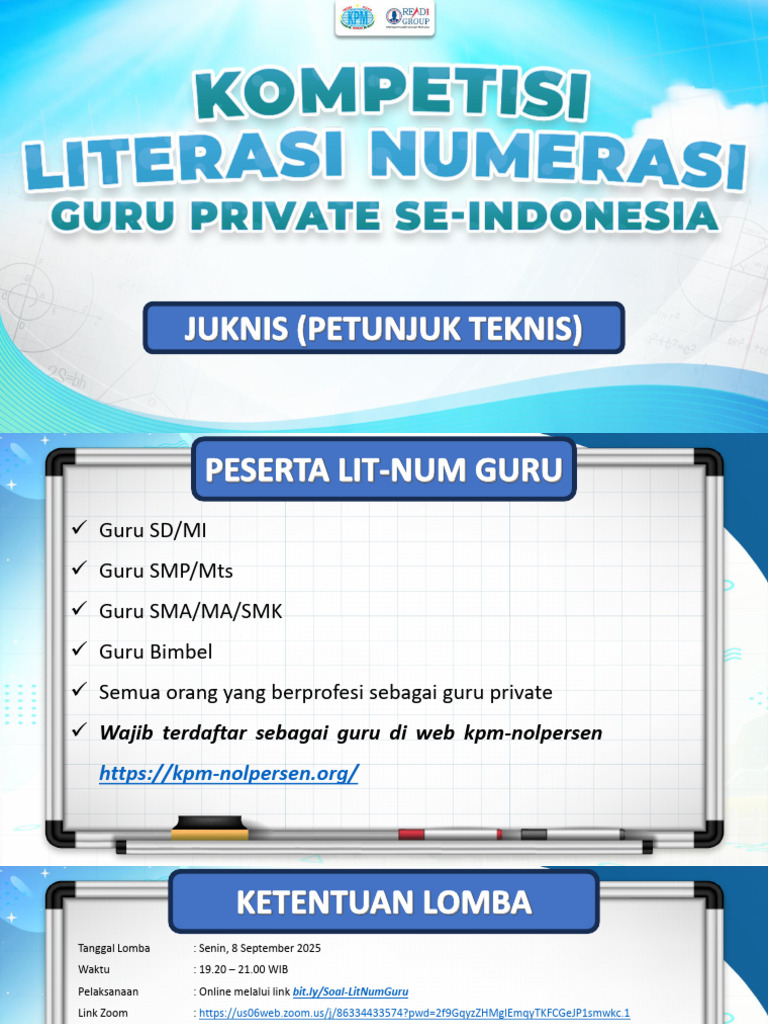 Lomba Lit-Num Guru Online 2025 | PDF