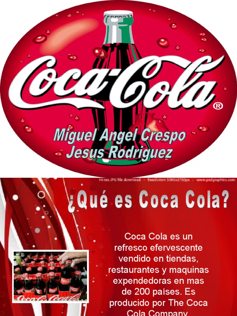 Coca Cola Presentacion (1) (1)  Coca Cola  Distribución (comercial)