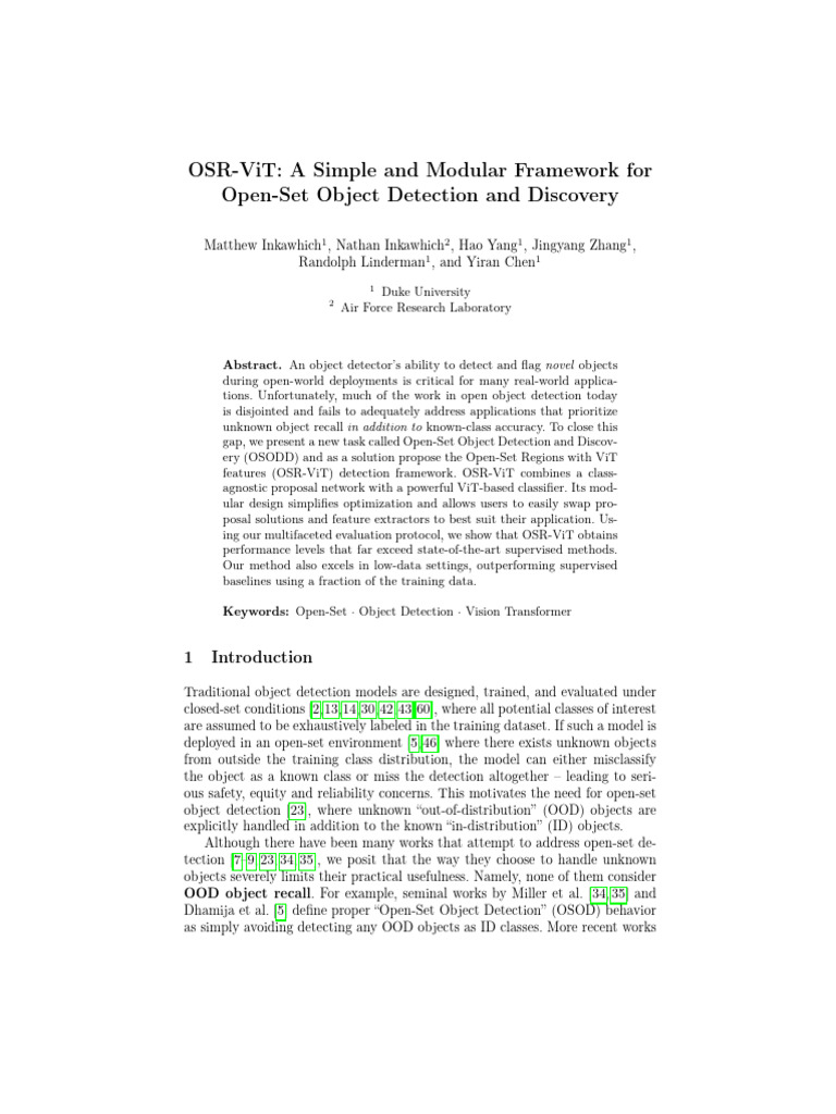 A Simple and Modular Framework For | PDF | Receiver Operating ...