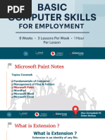 MS Paint Extensions and Shortcuts Guide | PDF