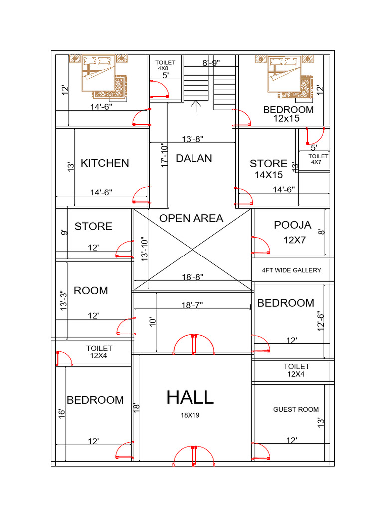 Room Dimensions and Layouts Guide | PDF