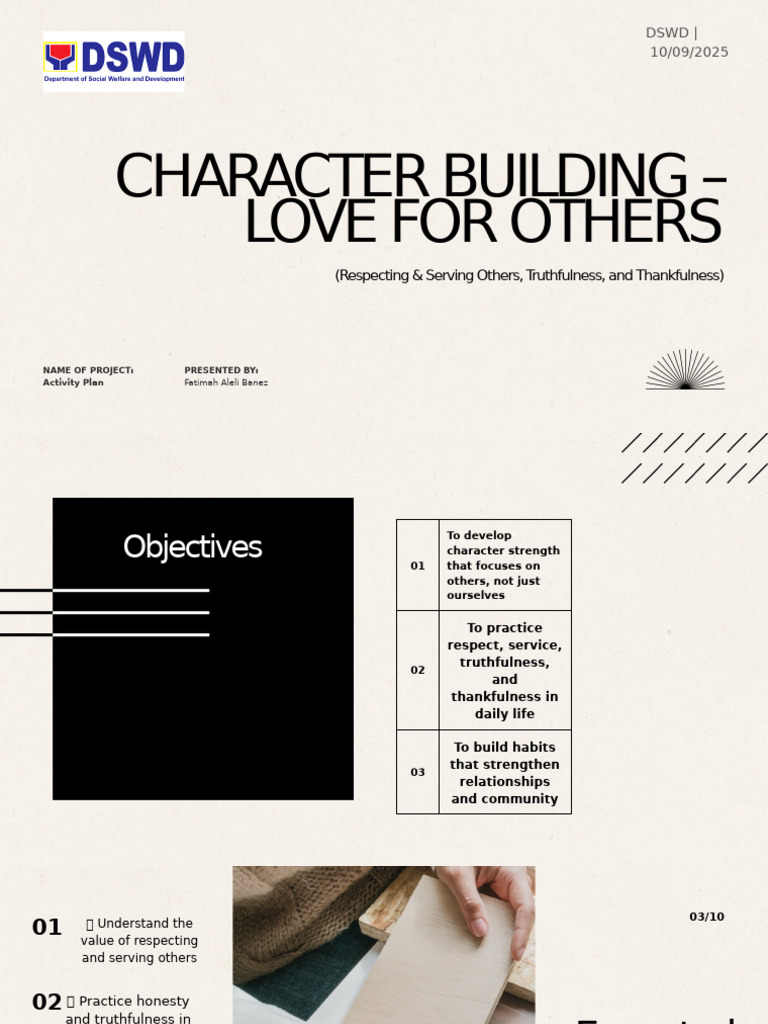 Character Building: Love for Others | PDF | Love | Behavioural Sciences