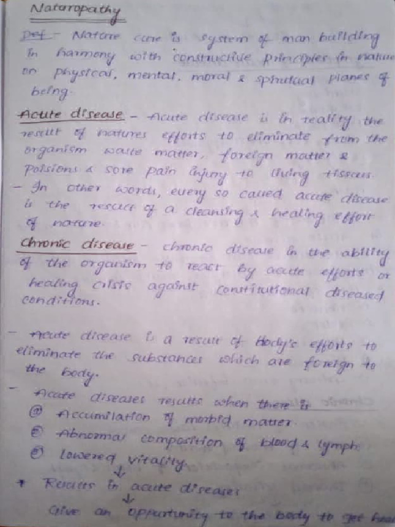 Understanding Naturopathy Principles | PDF | Health Sciences | Diseases ...