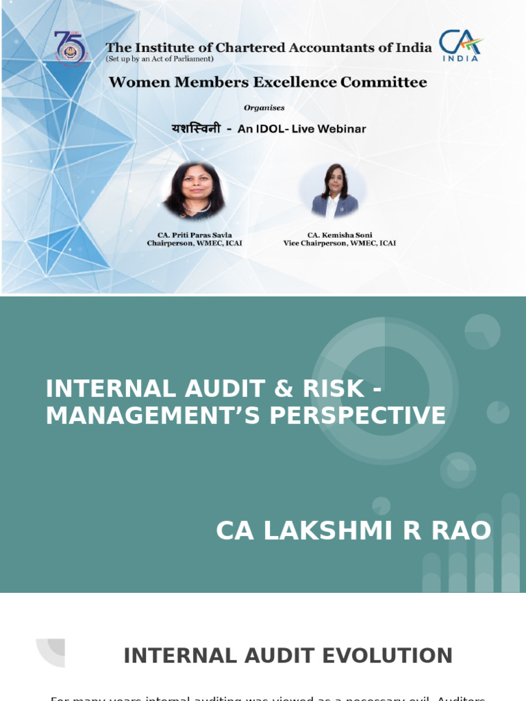 Internal Audit and Risk Management Insights | PDF | Internal Audit | Audit