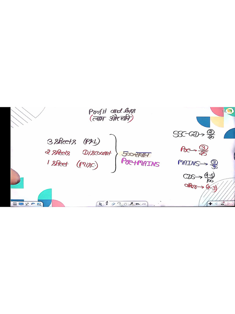 Profit & Loss Math Avv | PDF