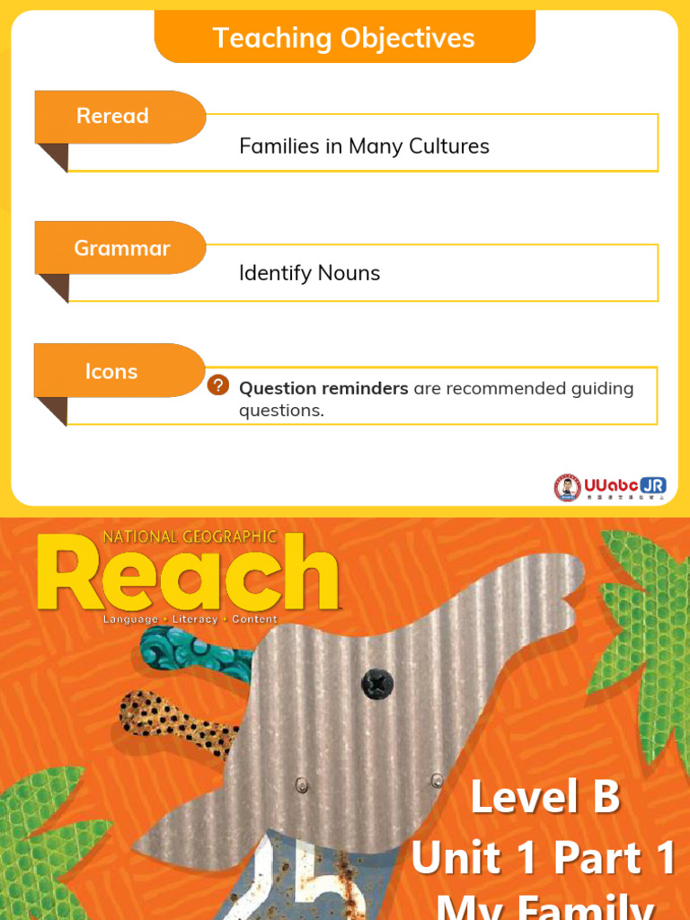 Level B Unit 1 Part 1 My Family Lesson 3 | PDF | Linguistic Morphology ...