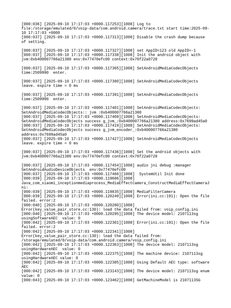 Android Media Codec Initialization Log | PDF | Shader | Computing