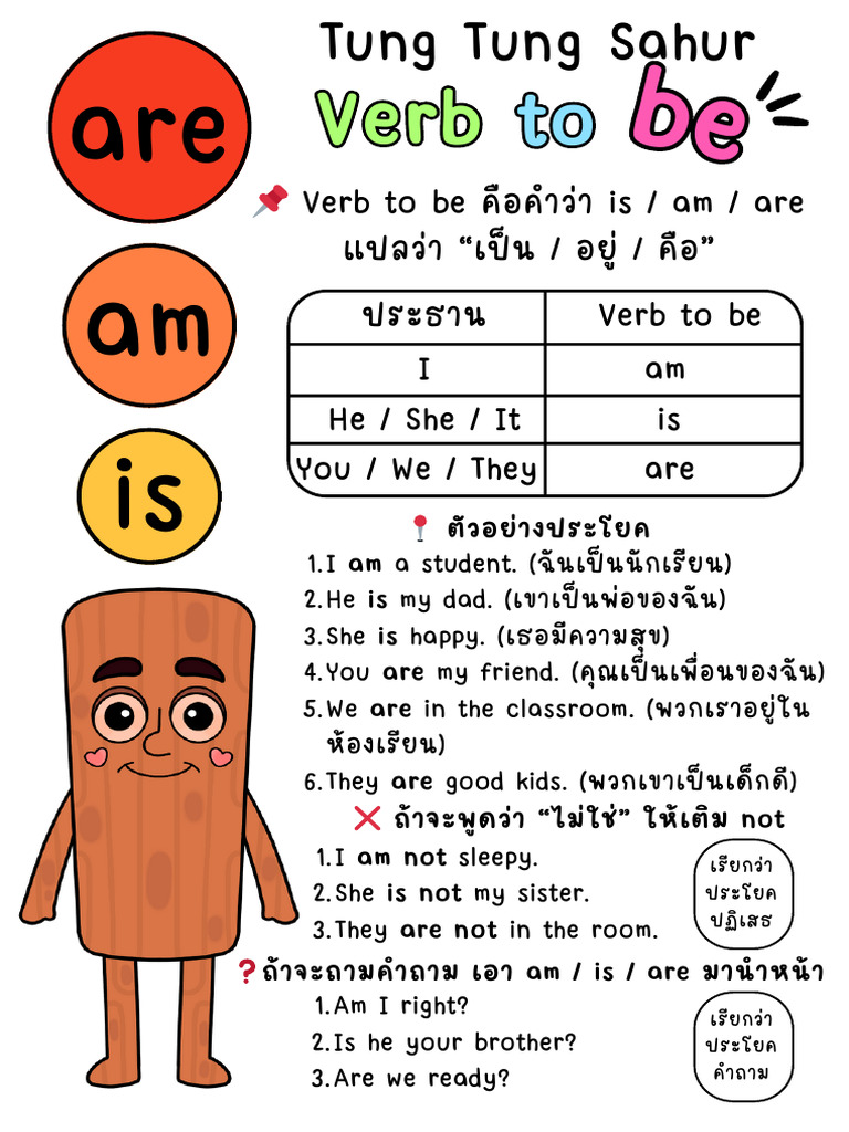 Tung Tung Verb To Be | PDF