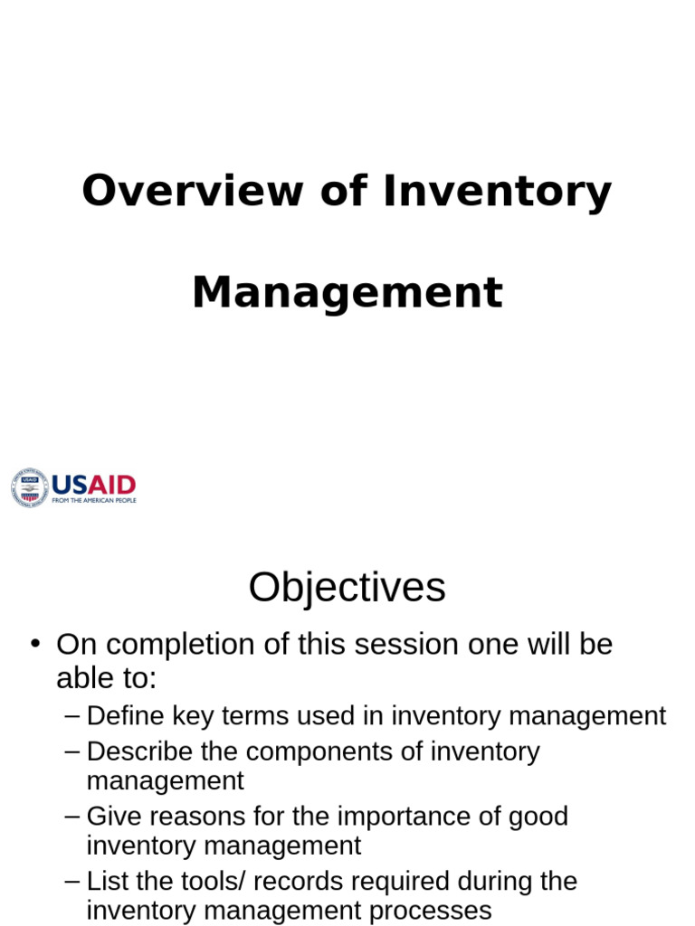 Inventory Management Essentials Guide | PDF | Inventory | Pharmacy