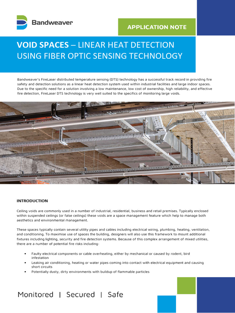 Fiber Optic Heat Detection for Voids | PDF | Optical Fiber | Sensor