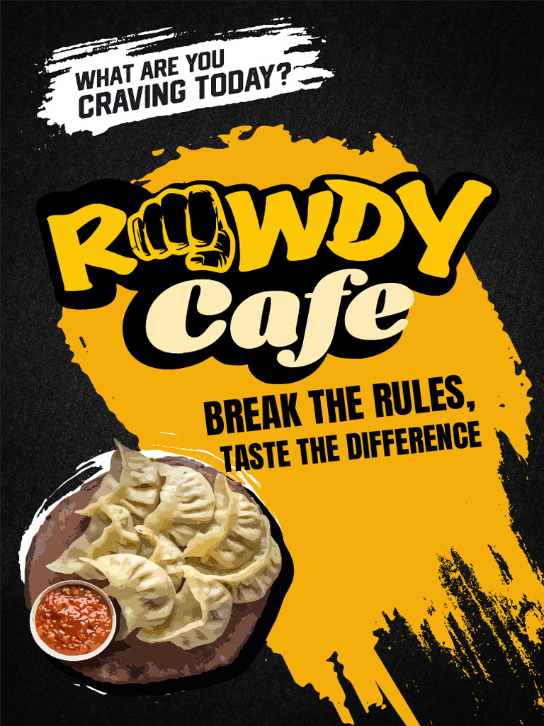 Rowdy Cafe Menu Highlights | PDF | Ramen | Waffle