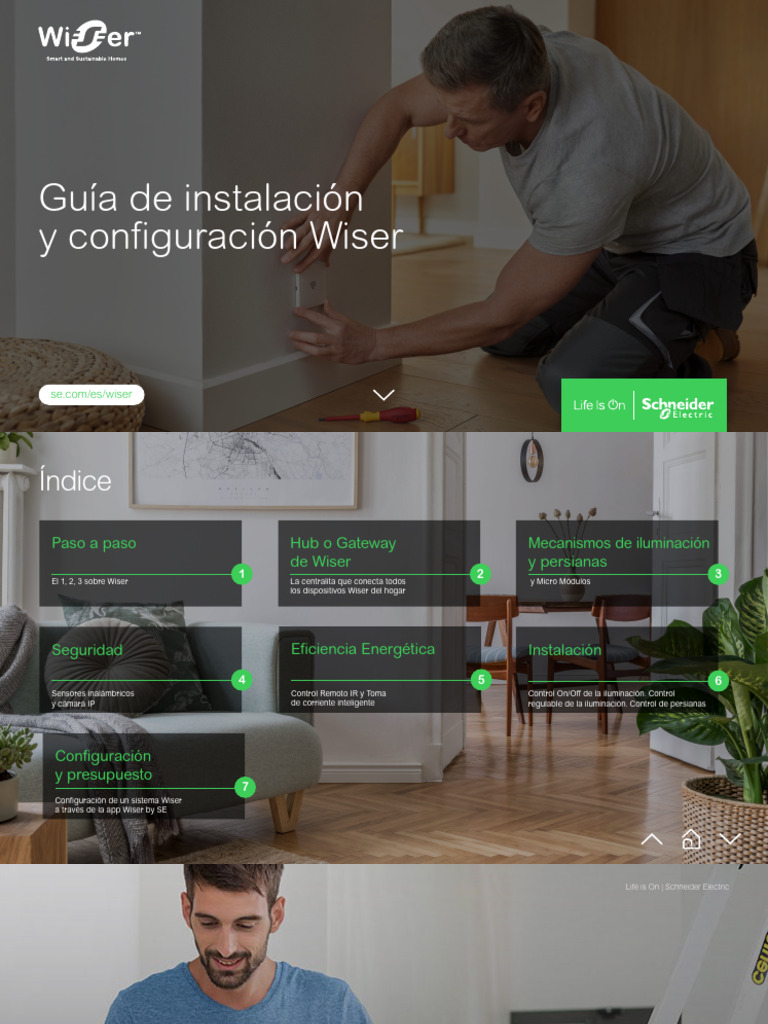 Guía de Instalación Wiser: Paso a Paso | PDF | Control remoto ...