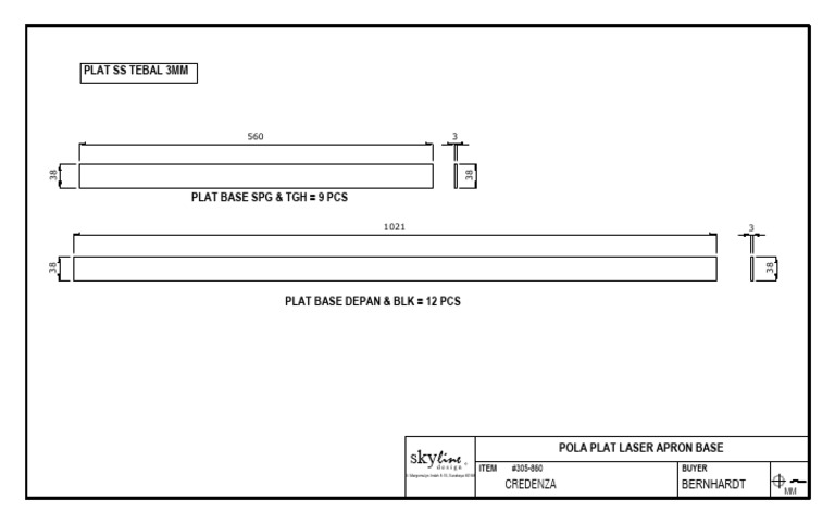 305-860 (Produksi) Apron Base | PDF