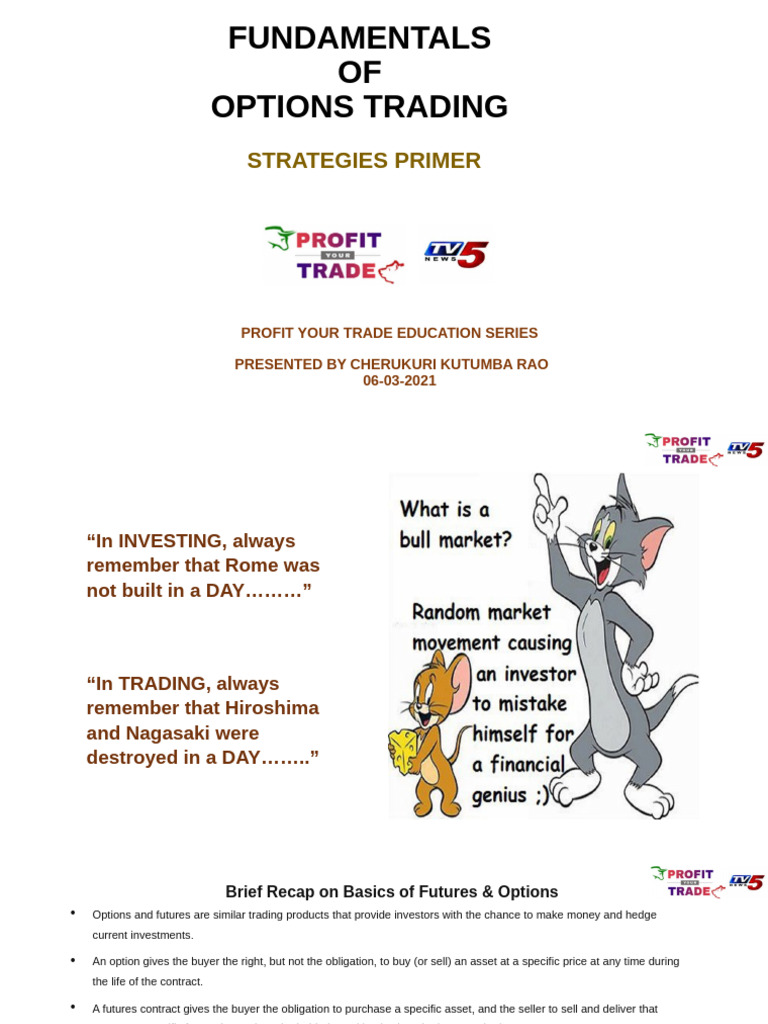 Options Trading Strategies Explained | PDF | Put Option | Greeks (Finance)