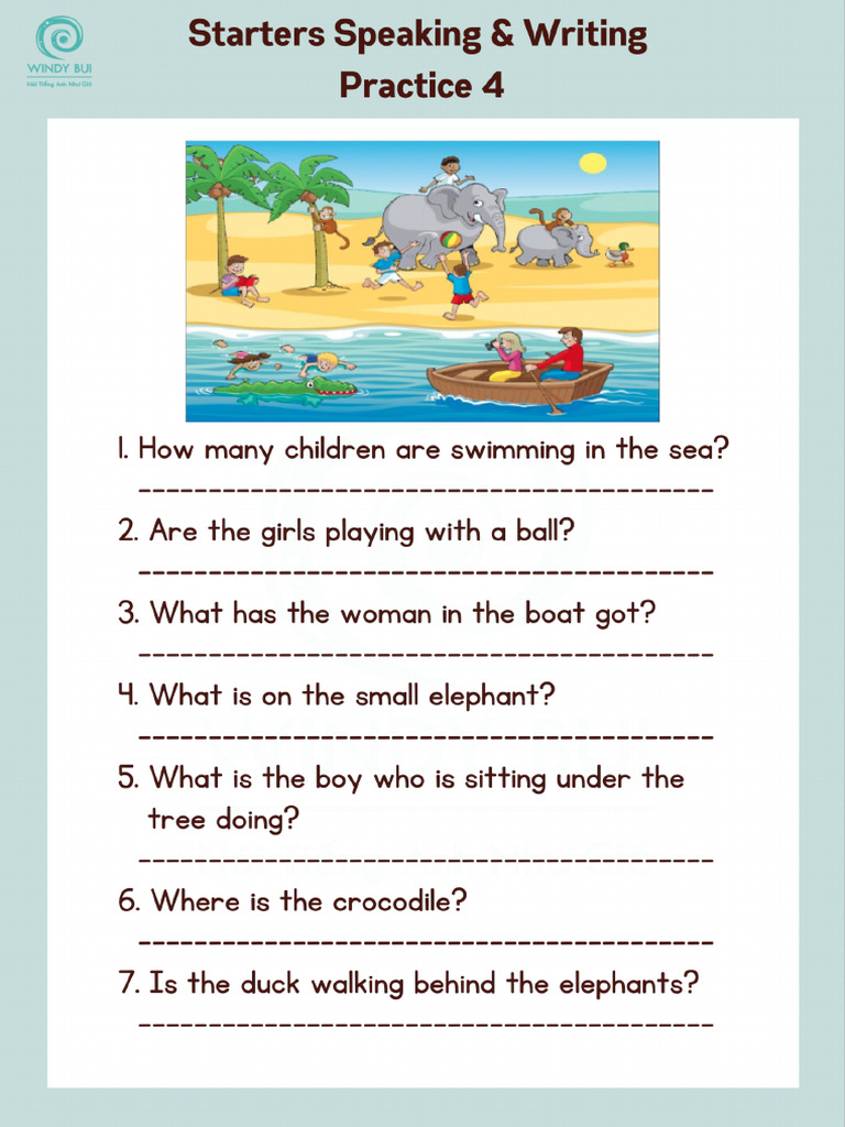 Starters Picture Description (L) - Pages-4 | PDF