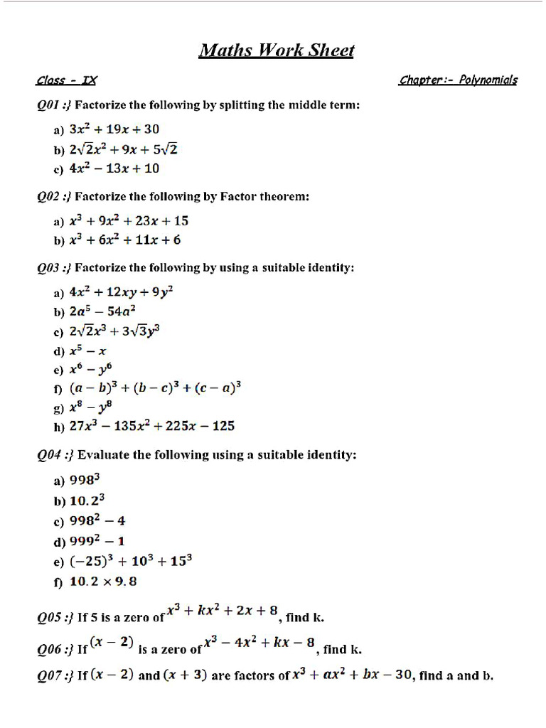 Ch-2 Practice Set | PDF